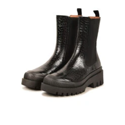 Pataugas AINOA CH/GR F4I NOIR -Pataugas BOOTS FEMME AINOA CH GR F4I NOIR 628454 850 5