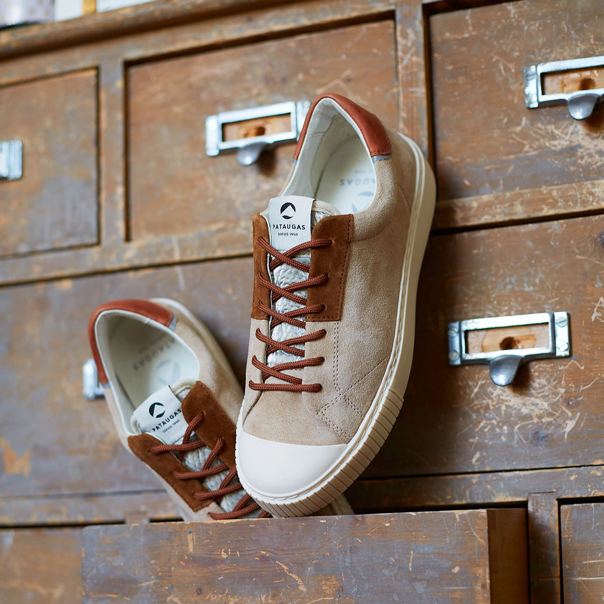 Pataugas ARAN/S F4H BEIGE/CAMEL 4 Pataugas ARAN/S F4H BEIGE/CAMEL – Image 2